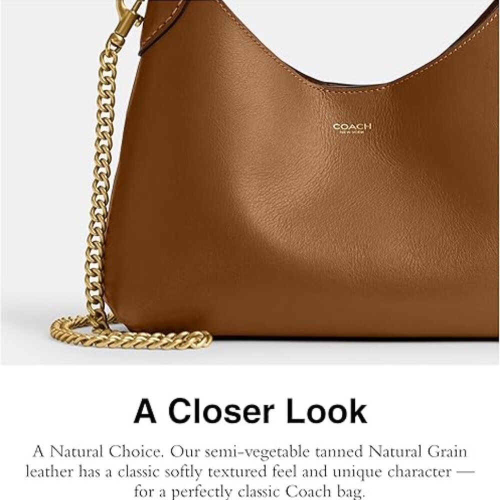 COACH womens Brooklyn Shoulder Bag 23 - Picture 4 of 6